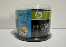 HP CD-R 50PK 52x 700MB DATA 80 MINS - NEW FACTORY SEALED picture