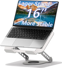 Adjustable Laptop Stand, 360 Rotating Computer Riser, Stable Base Stand Holder picture
