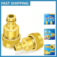 Adjustable R1234yf to R134A Adapter Set - Precision Couplers for AC Systems picture