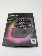 Vibe Gaming LED One Hand Keyboard Lighted RGB  With Wrist Rest - Brand New picture