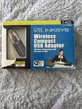 Vtg Linksys WUSB12 Wireless B Compact USB Adapter Portable Wireless Connectivity picture