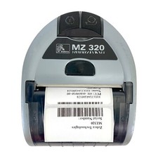 Zebra MZ320 Mobile Receipt Label Thermal Printer Bluetooth USB No AC Adapter picture