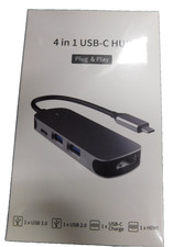 Plug & Play 4 In 1 USB-C Hub Docking Station picture