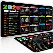 1pc Extended Gaming Mouse Pad & Keyboard Mat Compatible for PC/Laptop - Non-Sl picture
