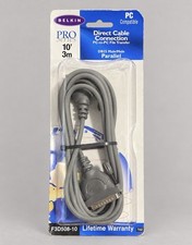 BELKIN Pro Series F3D508-10 DB25 Male/Male PC to PC File Transfer Cable 10' picture