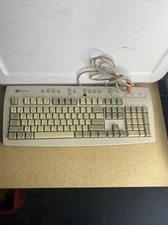 Vintage Gateway PC Computer QWERTY Standard Keyboard  6 PIN  7001211 Untested. picture