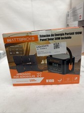 Wattbricks 100w Portable Power Station Solar Generator Solar Panel picture