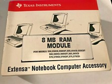 NEW VINTAGE TEXAS INSTRUMENTS EXTENSA 8 MB RAM MODULE FOR 530 555 560 570 575 picture