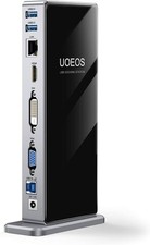 UOEOS USB Docking Station 13-in-1 Triple Display USB 3.0/USB-C Laptop Dock 3903 picture