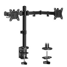 ErGear Dual Monitor Stand, Heavy Duty Adjustable Monitor Desk Mount for 2 Scr... picture