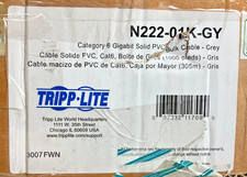 Tripp Lite CAT-6 PVC Bulk Cable - 1000 feet gray N222-01K-GY ✨🔥NEW OPEN BOX🔥✨ picture