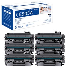 Black CE505A Toner Cartridge for HP 05A LaserJet P2055dn P2035n P2035P2055x  Lot picture
