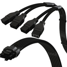 45cm 12VHPWR GPU Power Extension Cable for NVIDIA RTX 5070 5080 12+4 Pin picture