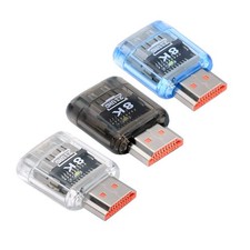 HDMI 2.1 Male to  Female UHD 8K Extension Adapter Extender with Smart LED Light picture