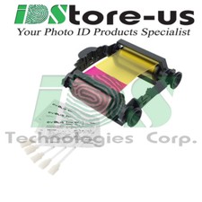Evolis Badgy VBDG204EU Color Ribbon - YMCKO - 100 prints picture