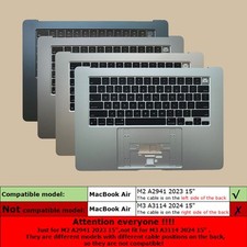NEW Top Case Cover Keyboard For MacBook Air 15