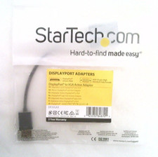 ✅  Lot of 2~ StarTech.com~DisplayPort to VGA Adapter~Active DP to VGA Converter picture