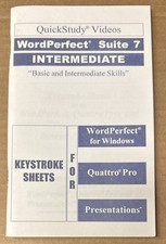QuickStudy Videos : WordPerfect Suite 7 Intermediate “Basic/Intermediate Skills” picture