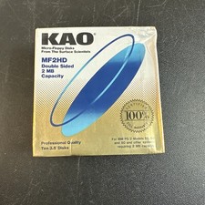 KAO MF2HD Double Sided 2 MB 3 1/2 inch Micro Floppy Disk Sealed picture