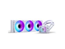 Phanteks Glacier One 360M25 G2 AIO Liquid CPU Cooler, White, RGB Pump Cap Design picture