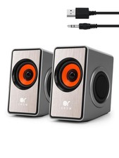OR O R O W OROW Computer Speakers,12W Mini Desktop Speaker with Volume Contro... picture