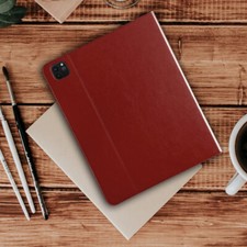 iPad Pro 12.9 6th/5th/4th/3rd Gen Leather Case -With/Without Pencil Holder picture