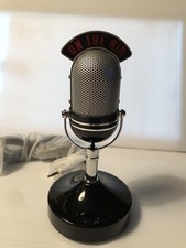 qty2 Leeds Novelty MCM Design Microphone On The Air Computer Speaker NEW wBox picture