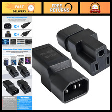 10 Pack IEC320 C14 to NEMA 5-15R Power Adapter for PDU UPS - Heavy Duty, Durable picture