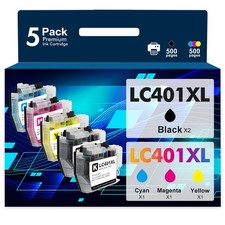 LC401 LC401XL Ink Cartridges for Brother MFC-J1010DW MFC-J1012DW MFC-J1170DW picture