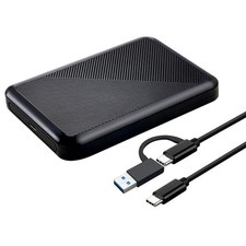 Tianken 1TB Ultra Slim Portable External Hard Drive USB 3.1 Type C HDD Storag... picture