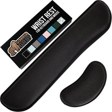 Gorilla Grip Memory Foam Wrist Rest for Keyboard and Mouse Ergonomic Desk Pad picture