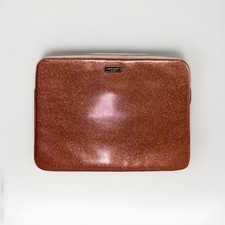 Kate Spade New York Padded Laptop Tablet Sleeve Case 13 X 9 Rose Gold Glitter picture