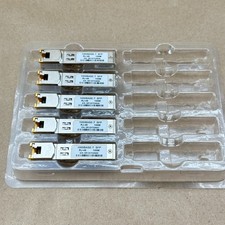 Lot of 5 Generic 1000BASE-T SFP RJ45 Copper Transceivers 100M Open Box picture