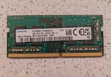 M471A5244CB0-CWE OEM SAMSUNG LAPTOP MEMORY 4GB 1Rx16 PC4-3200AA-SC0-11 TESTED US picture