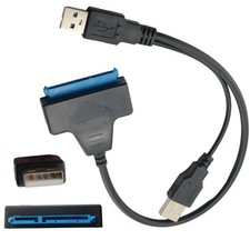 Hard Disk Drive 7+15 Pin SATA to USB 2.0 External Converter Adapter Cable picture