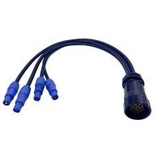 19 PIN Socape to 4ChannelsFor Powercon Connectors Breakout Cable 5meter picture