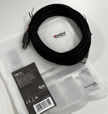 Lindy USB 2.0 Type A to B Cable (Anthra Line), 5 m - 36675 picture