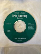 Vintage Rand McNally Trip Routing Software CD Win NT 95 picture