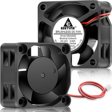GDSTIME 40Mm X 40Mm X 20Mm 24V DC Cooling Fan 2Pin for 3D Printer 2-Pack picture