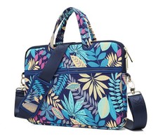 Forest Series Bule Patten Waterproof Laptop Shoulder Messenger Bag Case Sleev... picture