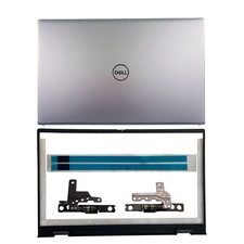 New For Dell Inspiron 15 5510 5515 5518 LCD Back Cover+Bezel+Hinge Silver 0CHFVW picture