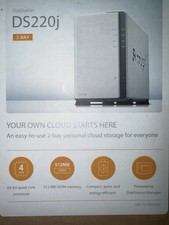 Synology DS220J 2 Bay NAS DiskStation - NEW Open box (Diskless - No Drives) picture