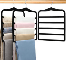 Closet Organizers and Storage, 3 Pack Pants Hangers Space Saving picture
