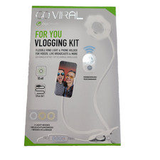 DigiPower Go Viral For You Vlogging Kit DP-VLR3 Live Streaming Ring Light- Video picture
