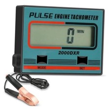 Digital RPM Meter Induction Pulse Tachometer Hour Meter for Small Engines - picture