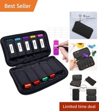 Compact 10-Slot USB Storage Bag - Stylish Protector for Travel and Everyday Use picture