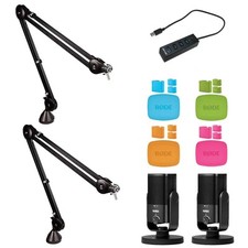 Rode Two-Person Podcasting and Streaming Bundle with 2x NT-USB Mini and 2x PSA1 picture
