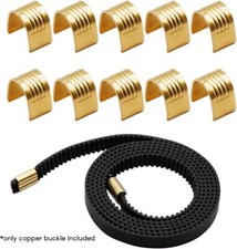 10-30pcs 3D Printer Belt Copper Buckles Open Timing Rubber Belt Fixing Connector picture