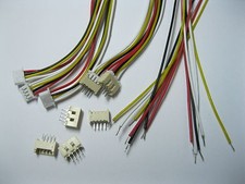 50 pcs 1.25mm Pitch 4 Pin Male + Female Connector with 28AWG 150mm Leads Cable picture