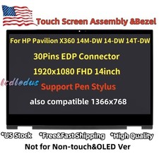 M23861-001 For HP Pavilion X360 14M-DW 14-DW 14T-DW HD LCD Touch Display Screen picture